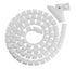 Brateck 25mm/1' Diameter Coiled Tube Cable Sleeve Material Polyethylene(PE) Dimensions 1000x25mm - White (LS)