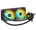 ASUS TUF GAMING LC 240 ARGB All-In-One Liquid CPU Cooler, Dual TUF 120mm RGB Radiator Fans, NCVM Coating, LGA 1700/1200/115x/ AM4/AM5/Aura Sync