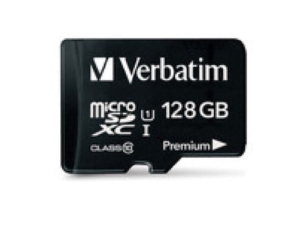 Verbatim Micro SDXC 128GB (Class 10 UHS-I) w Adaptor