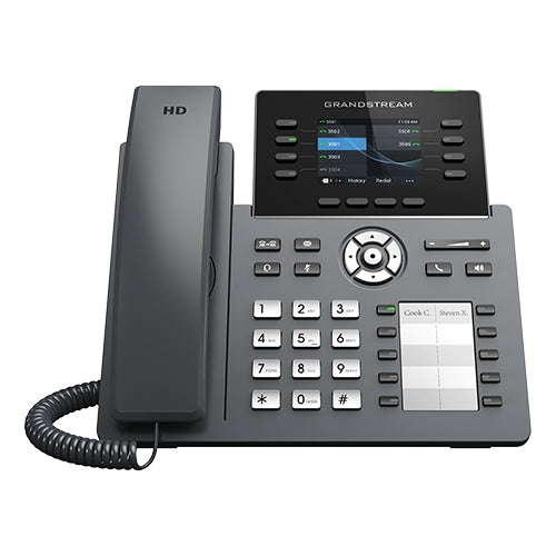 8-line professional carrier-grade IP phone with paper BLF, integrated PoE and Wi-Fi