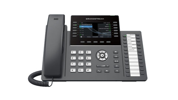 12-line professional carrier-grade IP phone with paper BLF, integrated PoE and Wi-Fi