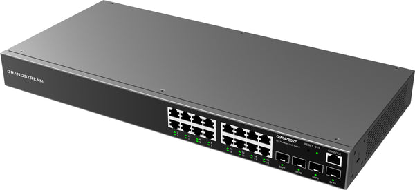 Enterprise Layer 2+ Managed Network Switch - 16 Ethernet Ports, 4 SFP Ports, PoE