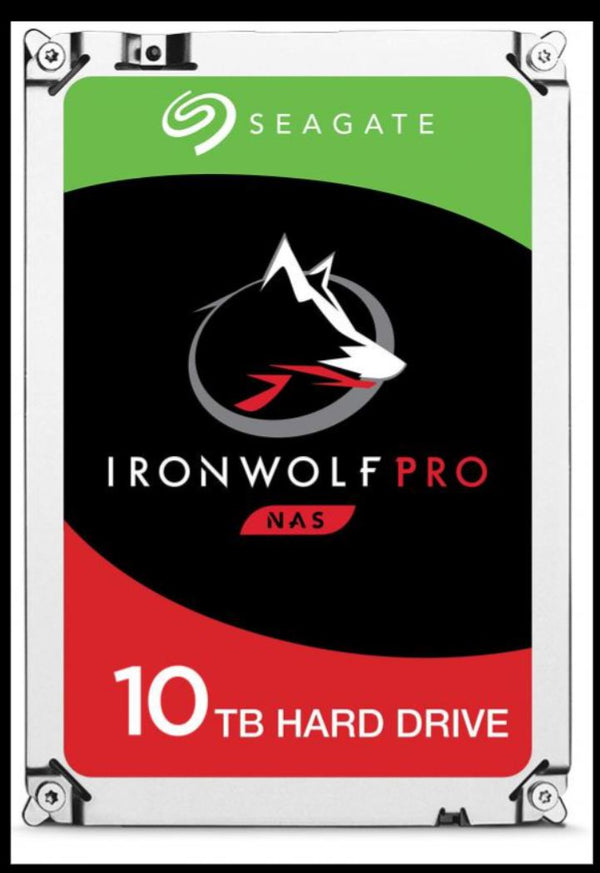 Seagate 10TB 3.5' IronWolf Pro NAS  SATA3 NAS 24x7 Performance, 7200 RPM, 256MB Cache HDD (ST10000NE000)