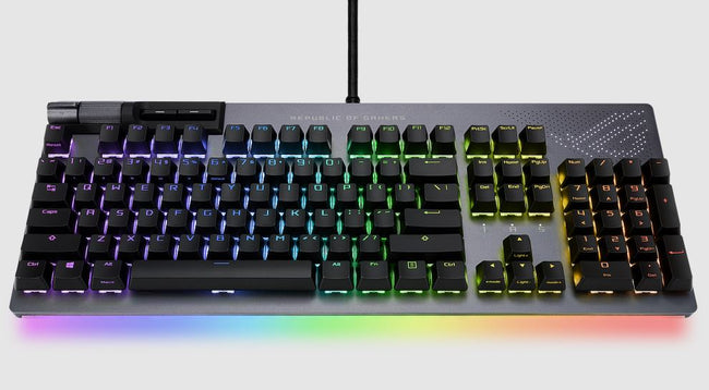 ASUS XA07 STRIX FLARE II ANIMATE NXBN/US Gaming Mechanical Keyboard, 100% TKL, ROG NX Mechanical Switches, 8000Hz 0.125ms, AniMe Matrix LED Display