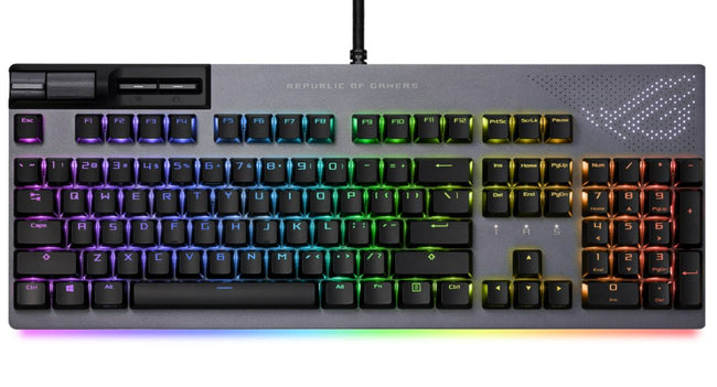 ASUS XA07 STRIX FLARE II ANIMATE NXBN Gaming Mechanical Keyboard, 100% TKL, ROG NX Mechanical Switches, 8000Hz 0.125ms, AniMe Matrix LED Display