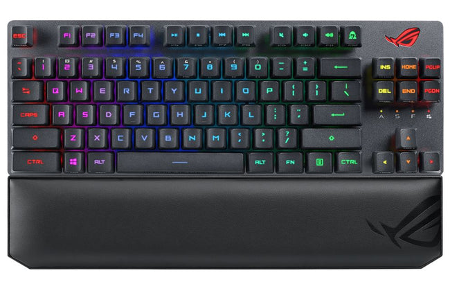 ASUS X807 ROG STRIX SCOPE RX TKL Blue Switch Wireless Deluxe Gaming Keyboard, For FPS Gamers, ROG RX Mechanical Switches, RGB