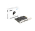 Thunderbolt 4 PCIe Expansion Card, 2 x Thunderbolt™ 4 (USB-C) ports, 2 x DisplayPort Input ports, 1 x 16-pin TBT header, 1 x USB 2.0 header