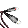 [LS] Pisen Braided Lightning to USB-A Cable (1.2M) Black-Flame Retardant,Anti-Oxidation Zinc Alloy,Resistant to Bending,Strong,Durable,Light Indicator