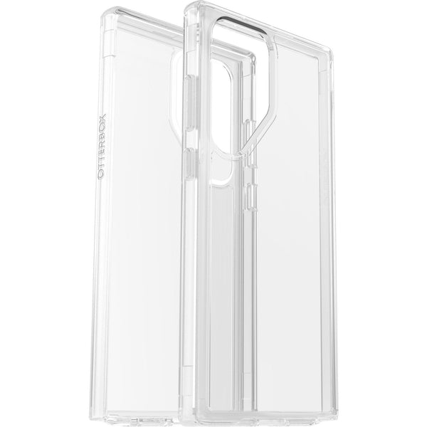 OtterBox Symmetry Clear Samsung Galaxy S23 Ultra 5G (6.8') Case Clear - (77-91234), Antimicrobial,DROP+ 3X Military Standard,Raised Edges,Ultra-Sleek