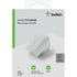Belkin BOOST CHARGE USB-C PD 3.0 PPS Wall Charger 30W - White (WCA005auWH), Dual charging technologies, travel-ready, Fast, Safe, and Compact design