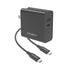 Cygnett PowerPlus 60W Dual Wall Charger (USB-A & USB-C PD) + USB-C to USB-C Cable (1.5M) + Travel Adapters - Black(CY3089POPLU),Perfect laptop charger
