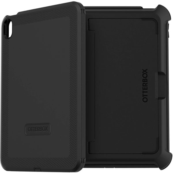 OtterBox Defender Apple iPad (10.9') (10th Gen) Case Black - (77-89953), DROP+ 2X Military Standard, Built-in Screen Protection, Multi-Position