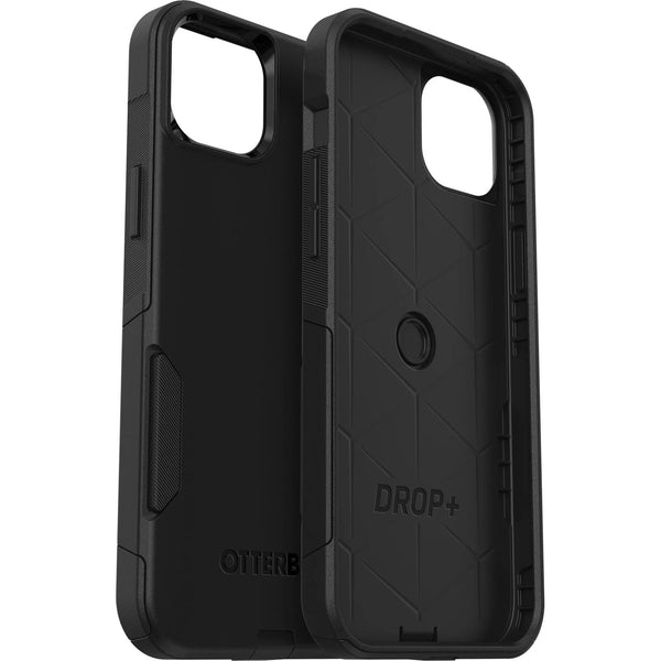 OtterBox Commuter Apple iPhone 14 Plus Case Black - (77-88401), Antimicrobial, DROP+ 3X Military Standard, Dual-Layer, Raised Edges, Port Covers