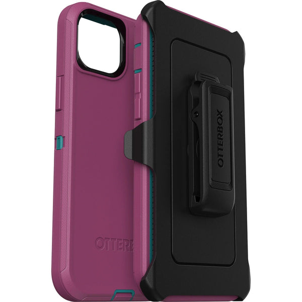 OtterBox Defender Apple iPhone 14 Plus Case Canyon Sun (Pink) - (77-88369),DROP+ 4X Military Standard,Multi-Layer,Included Holster,Raised Edges,Rugged