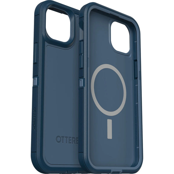 OtterBox Defender XT MagSafe Apple iPhone 14 Plus Case Open Ocean (Blue) - (77-89115), DROP+ 5X Military Standard,Multi-Layer,Raised Edges,Port Covers