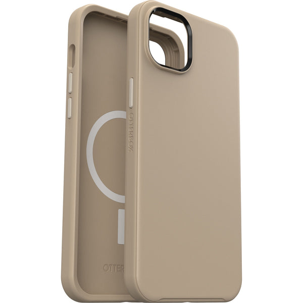 OtterBox Symmetry+ MagSafe Apple iPhone 14 Plus Case Don't Even Chai (Brown) - (77-90727), Antimicrobial, DROP+ 3X Military Standard, Raised Edges