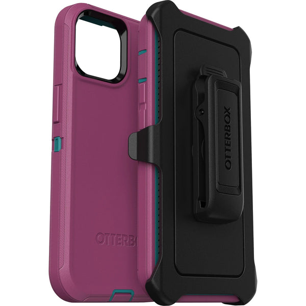 OtterBox Defender Apple iPhone 14 / iPhone 13 Case Canyon Sun (Pink) - (77-89632),DROP+ 4X Military Standard,Multi-Layer,Included Holster,Raised E