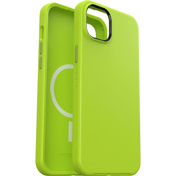 OtterBox Symmetry+ Apple iPhone 14 Plus MagSafe Case Lime All Yours (Green) - (77-89011), Antimicrobial