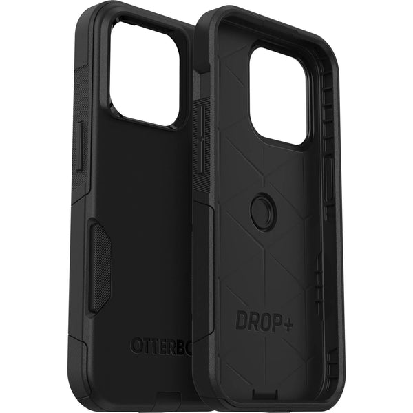 OtterBox Commuter Apple iPhone 14 Pro Case Black - (77-88421), Antimicrobial, DROP+ 3X Military Standard, Dual-Layer, Raised Edges, Port Covers