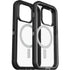 OtterBox Defender XT Clear MagSafe Apple iPhone 14 Pro Case Black Crystal - (77-90065), DROP+ 5X Military Standard, Multi-Layer, Raised Edges, Rugged