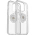 OtterBox Otter + Pop Symmetry Clear Apple iPhone 14 Pro Case Clear Pop - (77-88796), Antimicrobial, DROP+ 3X Military Standard, Swappable PopGrip