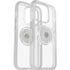 OtterBox Otter + Pop Symmetry Clear Apple iPhone 14 Pro Case Stardust Pop (Clear Glitter) - (77-88807), Antimicrobial, DROP+ 3X Military Standard