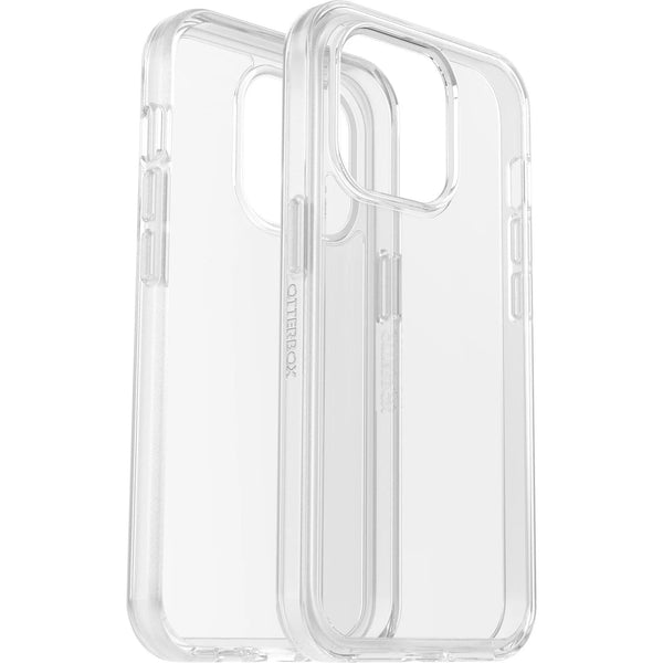 OtterBox Symmetry Clear Apple iPhone 14 Pro Case Clear - (77-88620), Antimicrobial, DROP+ 3X Military Standard, Raised Edges, Ultra-Sleek