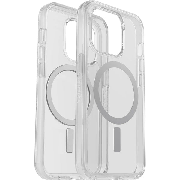 OtterBox Symmetry+ Clear MagSafe Apple iPhone 14 Pro Case Clear - (77-89225), Antimicrobial, DROP+ 3X Military Standard, Raised Edges,Ultra-Sleek