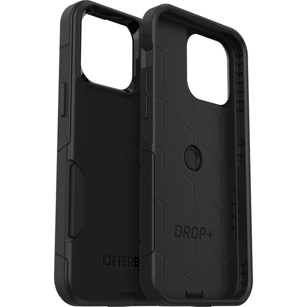 OtterBox Commuter Apple iPhone 14 Pro Max Case Black - (77-88441), Antimicrobial, DROP+ 3X Military Standard, Dual-Layer, Raised Edges, Port Covers