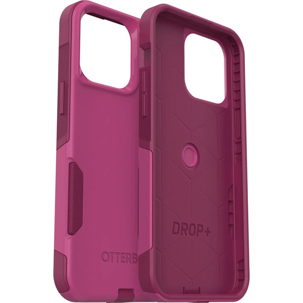 OtterBox Commuter Apple iPhone 14 Pro Max Case Into The Fuchsia(Pink) - (77-88453), Antimicrobial, DROP+ 3X Military Standard, Dual-Layer,Raised Edges