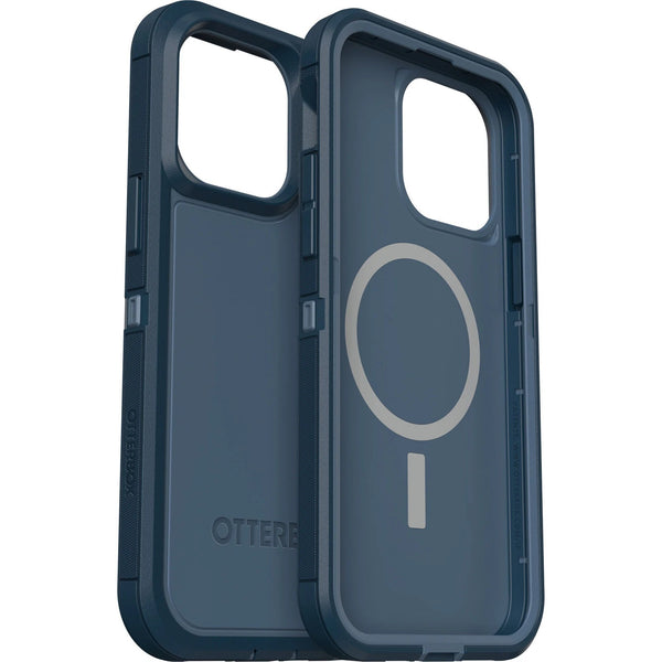 OtterBox Defender XT MagSafe Apple iPhone 14 Pro Max Case Open Ocean (Blue)-(77-89134),DROP+ 5X Military Standard,Multi-Layer,Raised Edges,Port Covers