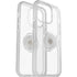 OtterBox Otter + Pop Symmetry Clear Apple iPhone 14 Pro Max Case Clear Pop - (77-88813), Antimicrobial, DROP+ 3X Military Standard, Swappable PopGrip