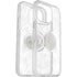 OtterBox Otter + Pop Symmetry Clear Apple iPhone 14 Pro Max Case Flower Of The Month (Clear) - (77-89736), Antimicrobial, DROP+ 3X Military Standard