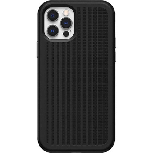 OtterBox Easy Grip Apple iPhone 12 / iPhone 12 Pro Gaming Case Squid Ink (Black) - (77-80673), Antimicrobial, DROP+ 3X Military Standard, Anti-Slip