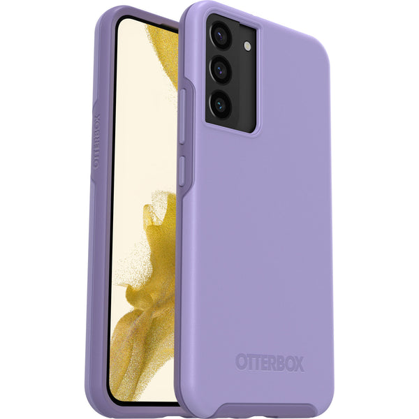 OtterBox Symmetry Samsung Galaxy S22+ 5G (6.6') Case Reset Purple (77-86436), Antimicrobial, DROP+ 3X Military Standard, Raised Edges, Ultra-Sleek