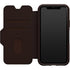 OtterBox Strada Apple iPhone 11 Pro Case Brown - (77-62542), DROP+ 3X Military Standard, Leather Folio Cover, Card Holder, Raised Edges,Soft Touch