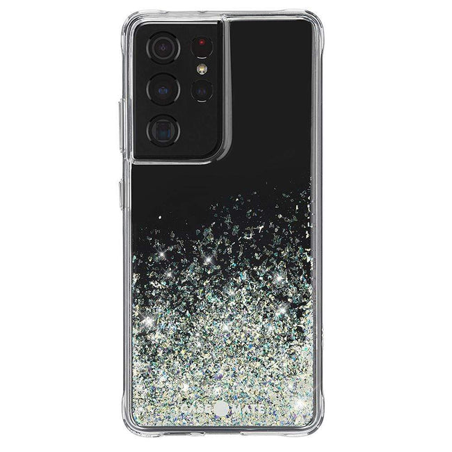Case-Mate Samsung Galaxy S21 Ultra 5G - Twinkle Ombre - Twinkle Stardust (CM045132),10 ft drop protection, MicroPel® Antimicrobial Case Protection