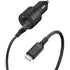 OtterBox 24W Dual Port Car Charging Kit - Black (78-52699), 2x USB-A (12W) Charger, 3 AMP USB-C Cable (1M), Compact design, Safe & Smart Charging