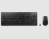 LENOVO Essential Wireless Combo Keyboard & Mouse 2.4GHz via Nano USB 3 Buttons Optical Mouse 1200DPI 3M Clicks (US English 103P)