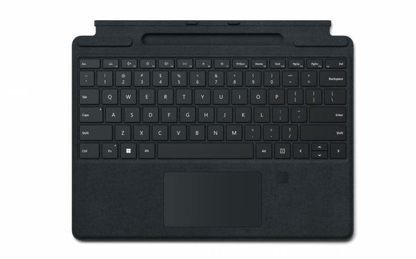 Microsoft Surface Pro 9/8/X Signature Mechanical & Backlit Key Large Trackpad Cover -  Black