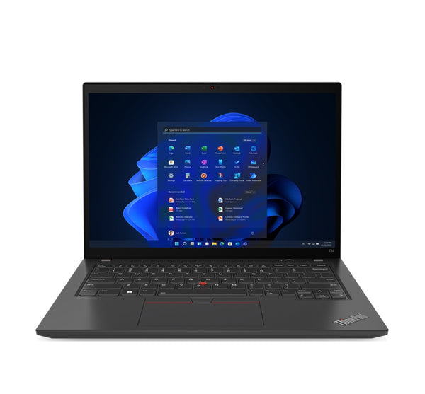 LENOVO ThinkPad T14 14' WUXGA Intel i7-1255U 16GB DDR4 512GB SSD WIN 11 PRO Iris Xe Graphics WIFI6 Fingerprint Thunderbolt Backlit 3yr OS 1.4kg