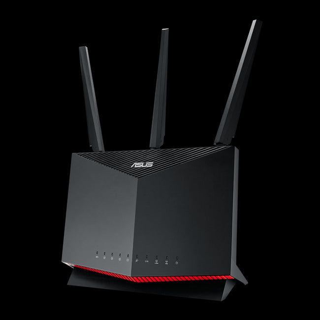 ASUS RT-AX86S AX5700 Dual Band WiFi 6 Gaming Router, 5700 Mbps USB Port, Gaming Port, Adaptive QoS, Port Forwarding, PS5 Compatible (WIFI6)