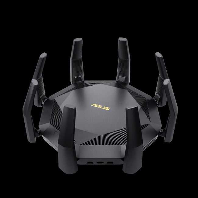 ASUS RT-AX89X AX6000 Dual Band Wi-Fi 6 (802.11ax) Router, MU-MIMO, OFDMA (WIFI6), Dual 10G LAN, Commercial Grade Security, 8xAntenna, 8xLAN