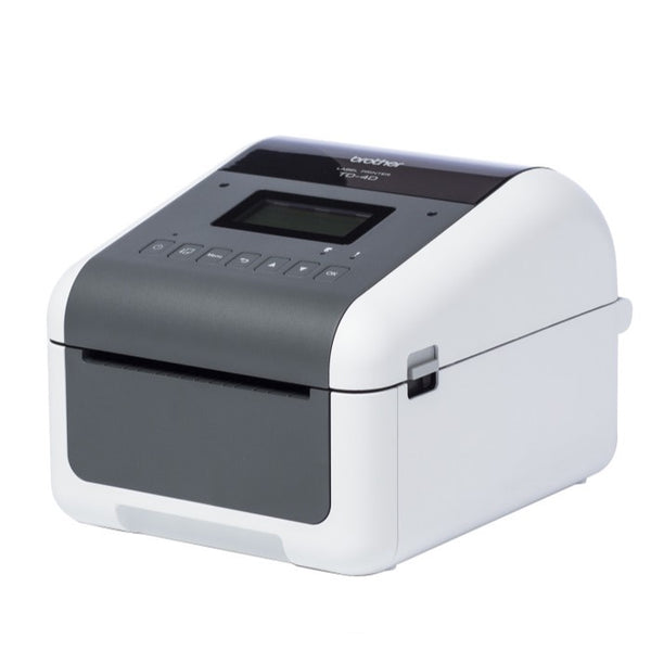 Brother TD-4550DNWB Direct Thermal Label Printer, 300 DPI, USB, Serial, Wired LAN. USB Host Port, Bluetooth, dual wireless radio band and AirPrint