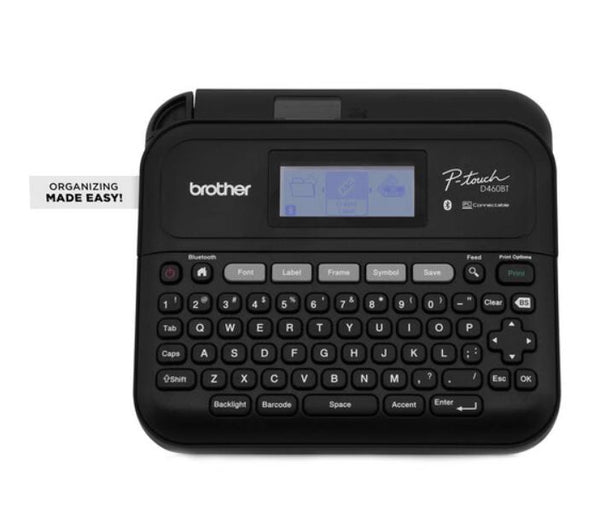 Brother PT-D460BT VERSATILE PC & BLUETOOTH CONNECTABLE DESKTOP P TOUCH LABELLER - 3.5-18MM TZE TAPE MODEL