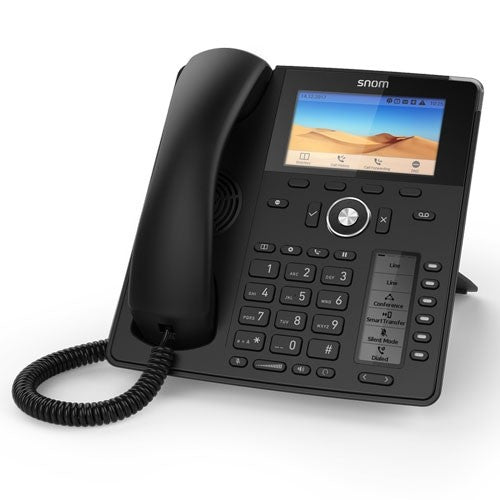 12 Line Professional IP Phone with 3.5'' Colour Display. Black (No BT built-In)