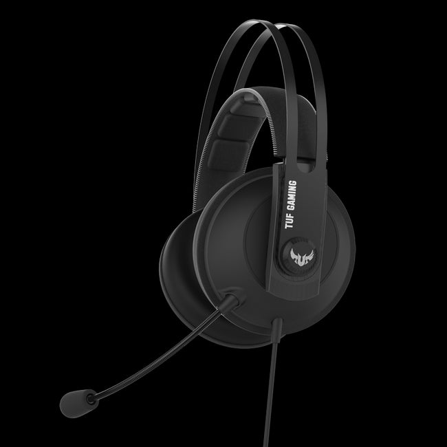 ASUS TUF GAMING H7 GUN-METAL PC/ PS4 /Nintendo Switch / Mobile / XBox Gaming Headset, Onboard 7.1 Virtual Surround, Inline Controls