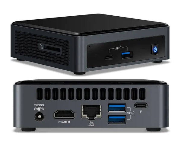 Intel NUC mini PC i5-10210U 4.2GHz 2xDDR4 SODIMM M.2 SATA/PCIe SSD HDMI USB-C (DP1.2) 3xDisplays GbE LAN WiFi BT no AC Cord ~SYI-NUC10I5FNK4