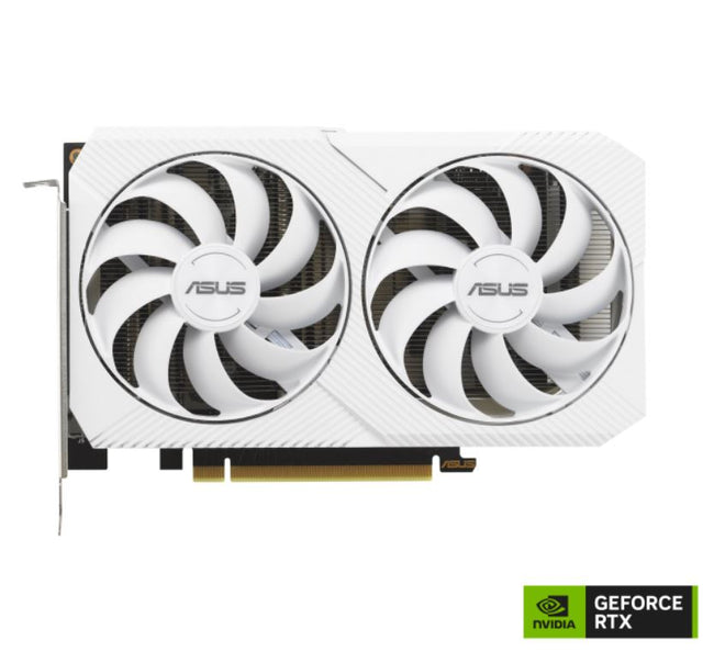 ASUS nVidia GeForce DUAL-RTX3060-O8G-WHITE White Edition 8GB GDDR6, 1867 MHz Boost Clock, RAM 15 Gbps, 3xDP, 1xHDMI