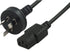 Astrotek AU Power Cable 2m - Male Wall 240v PC to Power Socket 3pin to IEC 320-C13 for Notebook/AC Adapter Black AU Certified ~UPAT-IEC-1.8M - Connected Technologies